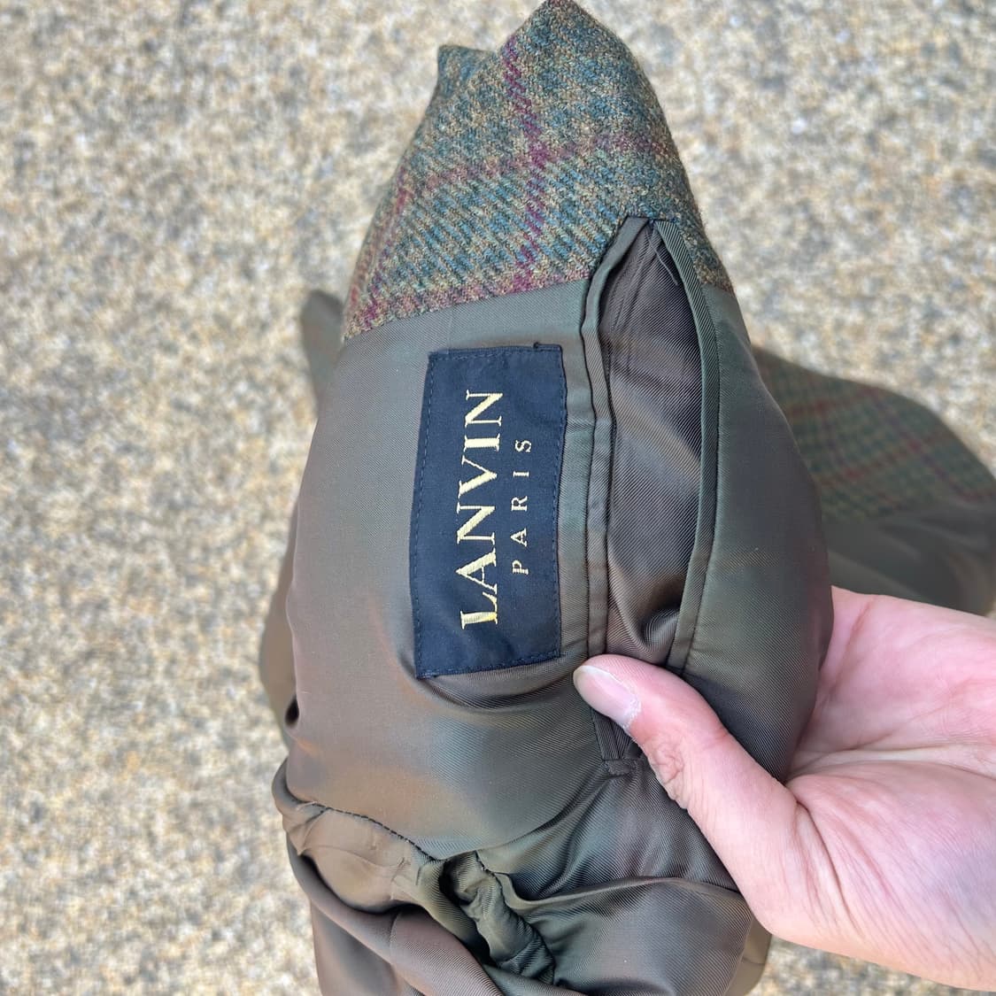 랑방(Lanvin) 글렌체크 블레이져 자켓 상품이미지5