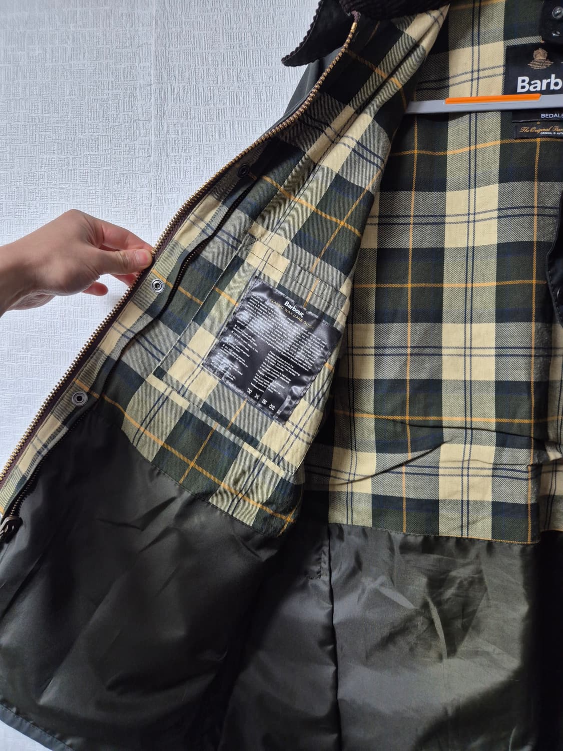 바버 비데일 42 올리브 상품이미지5