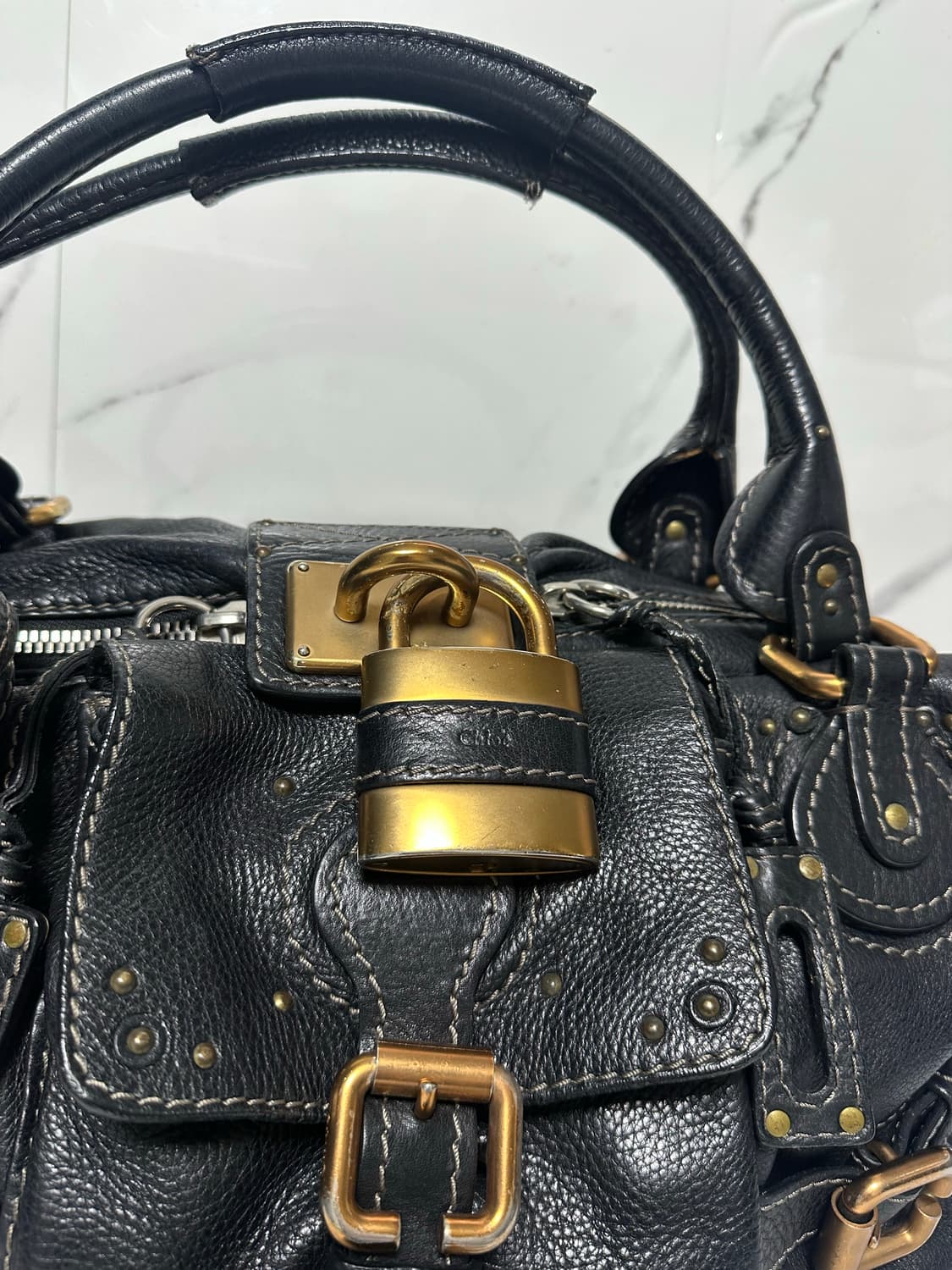 [A 정품] 끌로에 패딩턴 숄더백 블랙 라지 상품이미지6