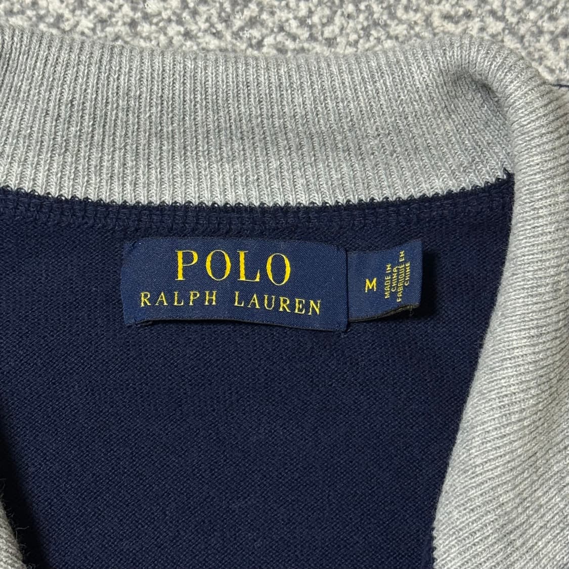 폴로 랄프로렌 니트 집업 네이비 M 상품이미지4
