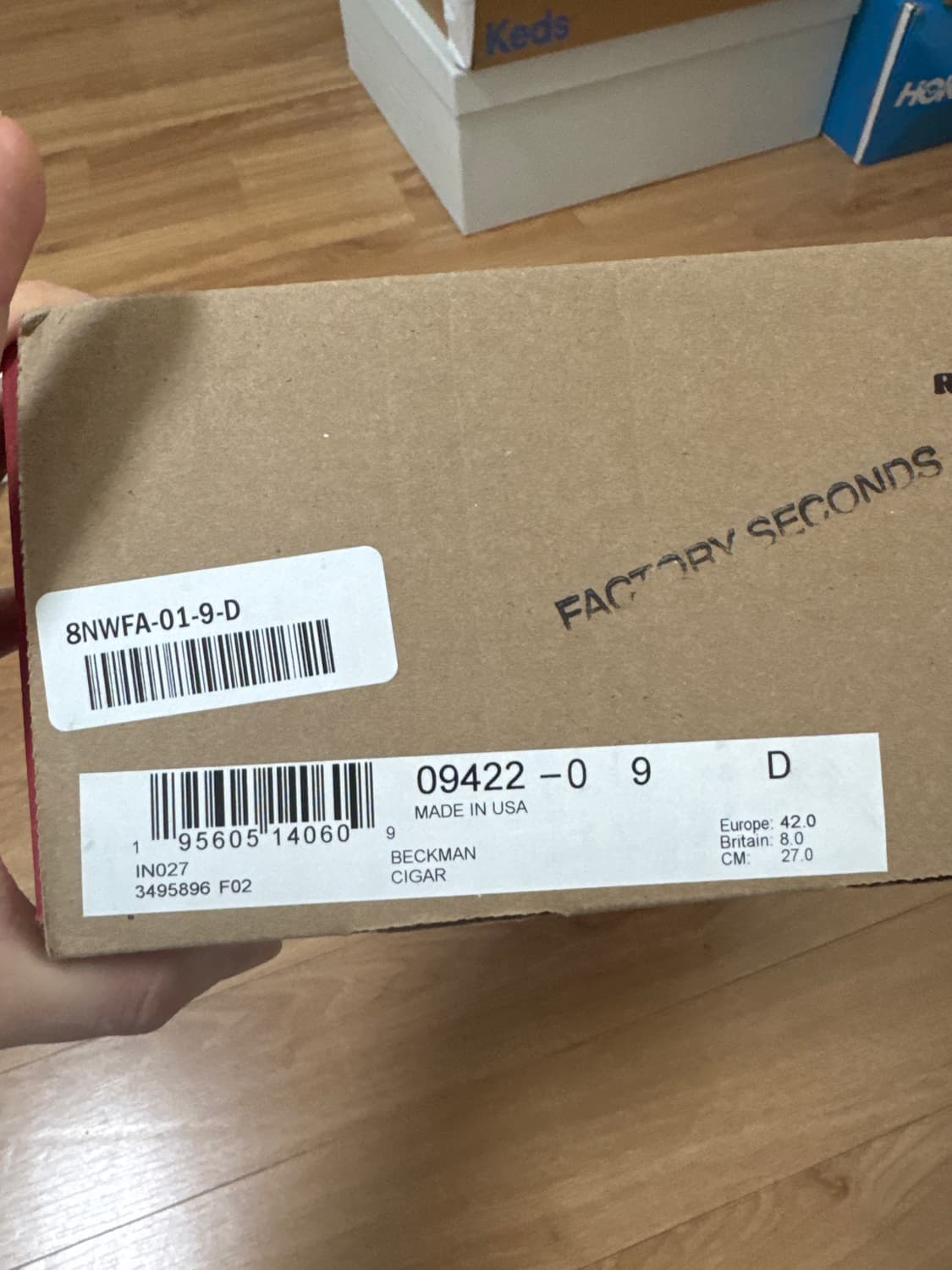 레드윙 벡맨 시가 엑스칼리버 9422 9D 270 Factory 2nds 상품이미지4