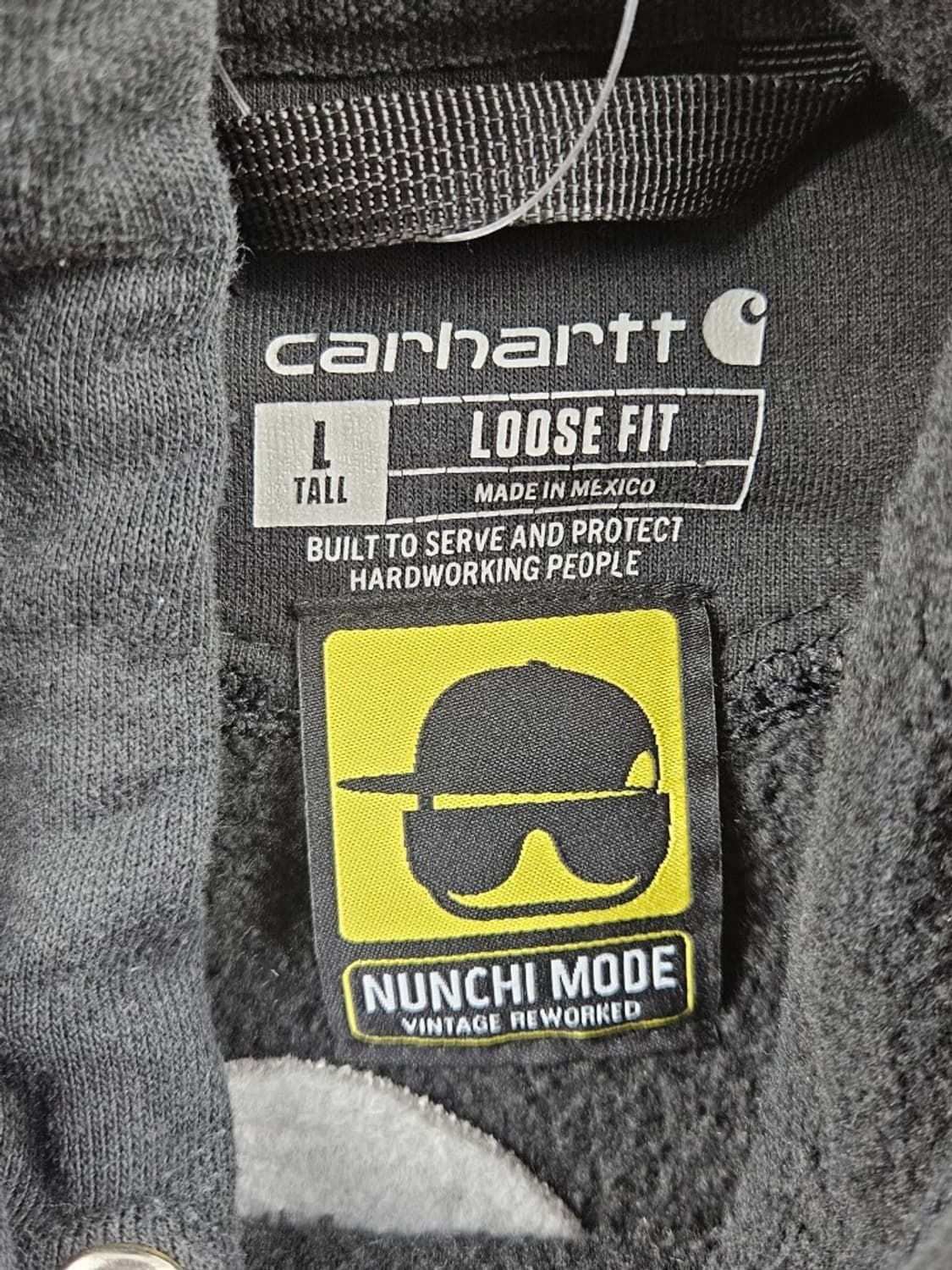 칼하트 아플리케 커스텀 스웻 후드 티셔츠 ( L ) / 10989 상품이미지8