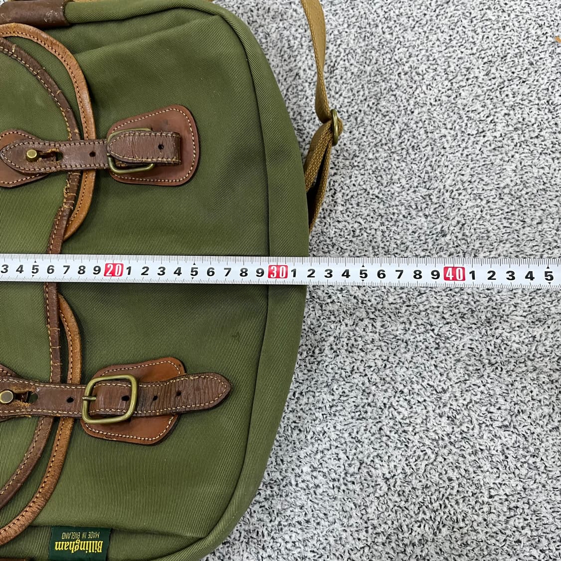 실측확인 빌링햄 하들리 가방 0408M 상품이미지6