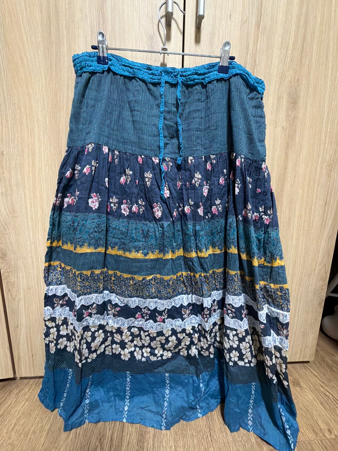 스즈코 패치 미디스커트 모리걸 상품이미지1