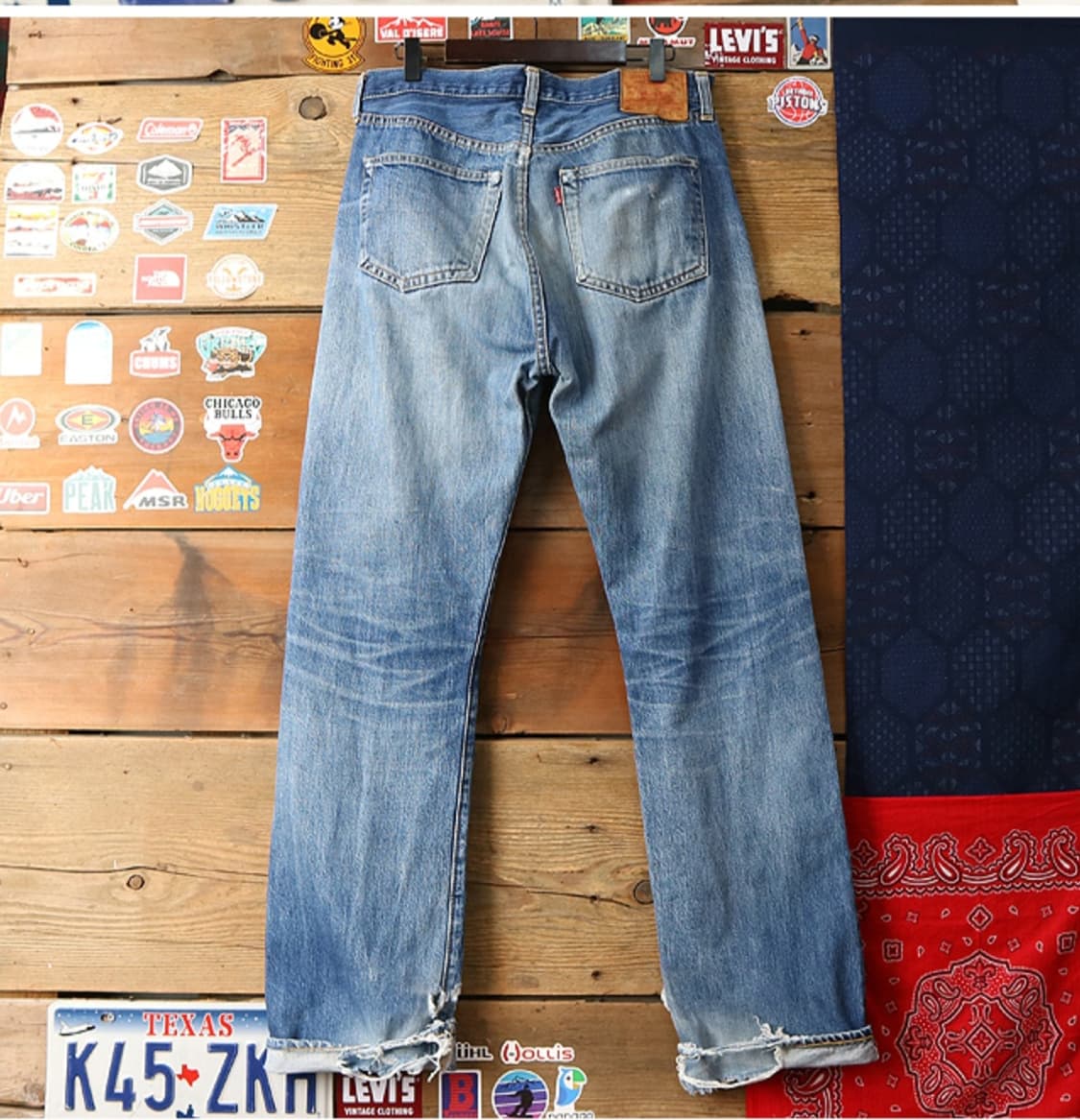 미국판 90s LVC LEVIS 리바이스 44501XX 빅E 셀비지데님 상품이미지5