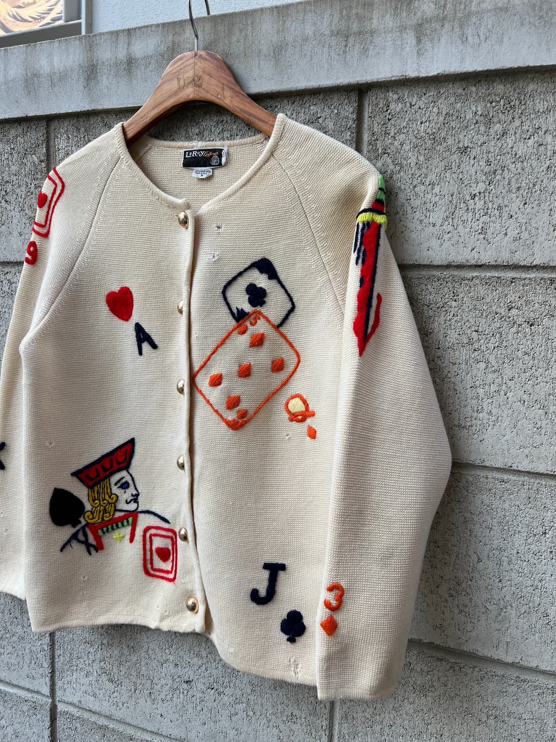 1970s LEROY KNITWEAR CARDIGAN 70s 울가디건 상품이미지5
