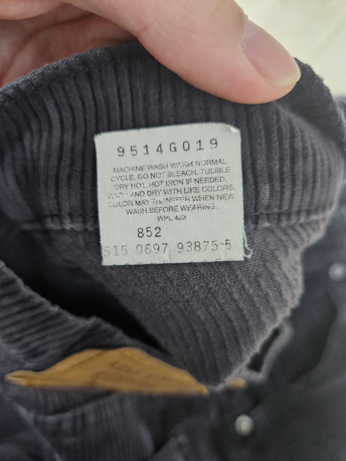 90s 리바이스 565 코듀로이 상품이미지5