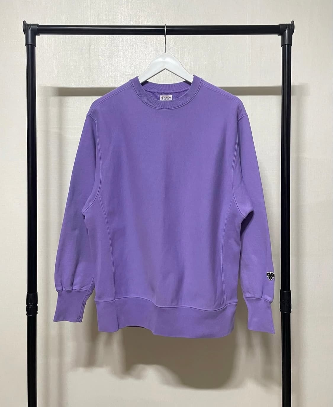 HERITAGEFLOSS 헤리티지 플로스 맨투맨 M사이즈 보라색 상품이미지1