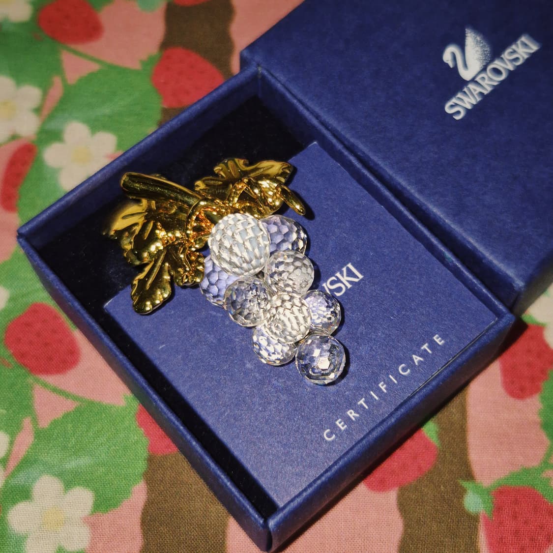 스와로브스키 크리스탈 포도 브로치 상품이미지6