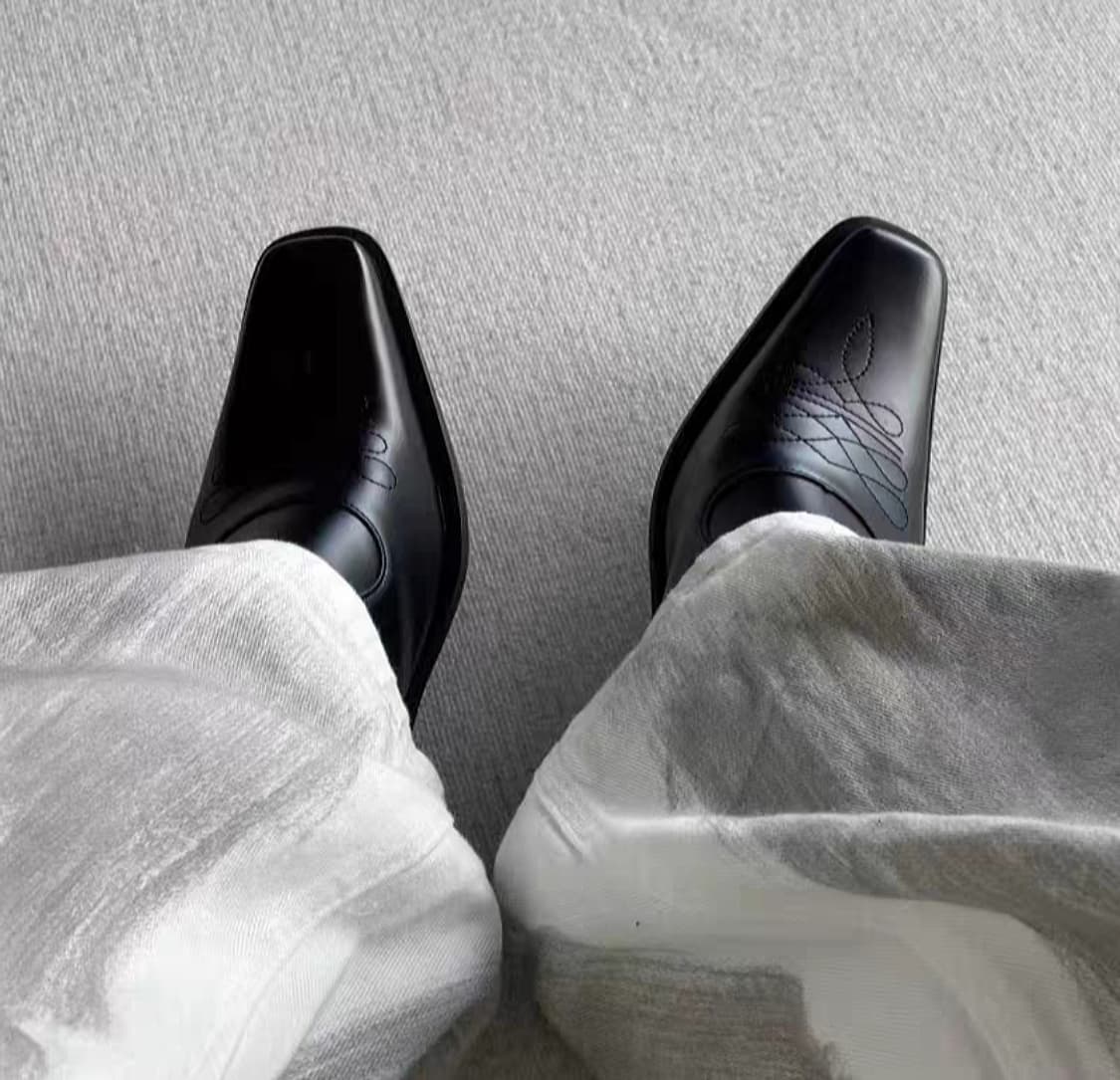 발렌시아가st 자수디테일 더비 슈즈 45 상품이미지7