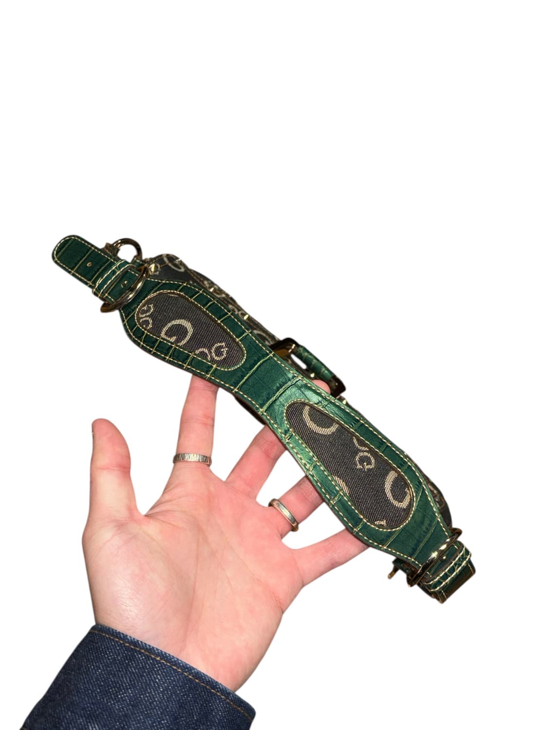 guess 게스 y2k 데님 버클 숄더백 상품이미지7