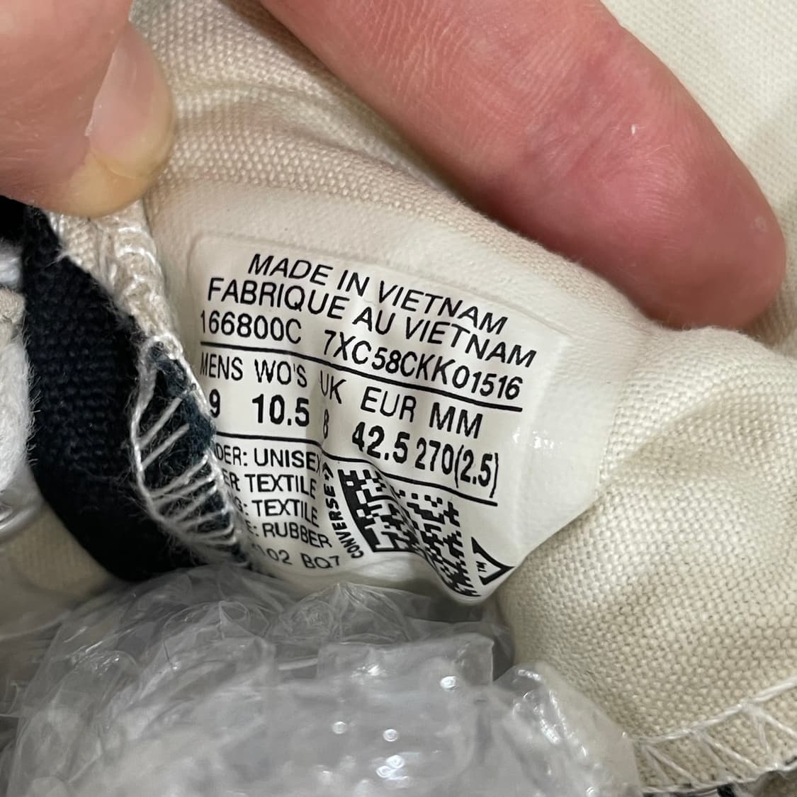 컨버스 런스타 하이크 스니커즈 270mm 상품이미지8