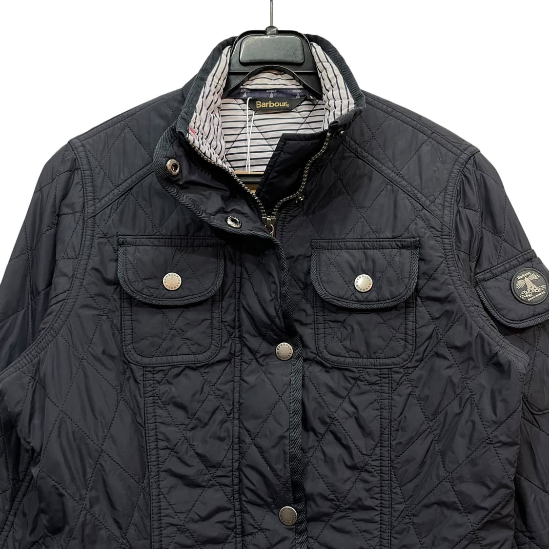 Barbour Black Quilted Utility 상품이미지3