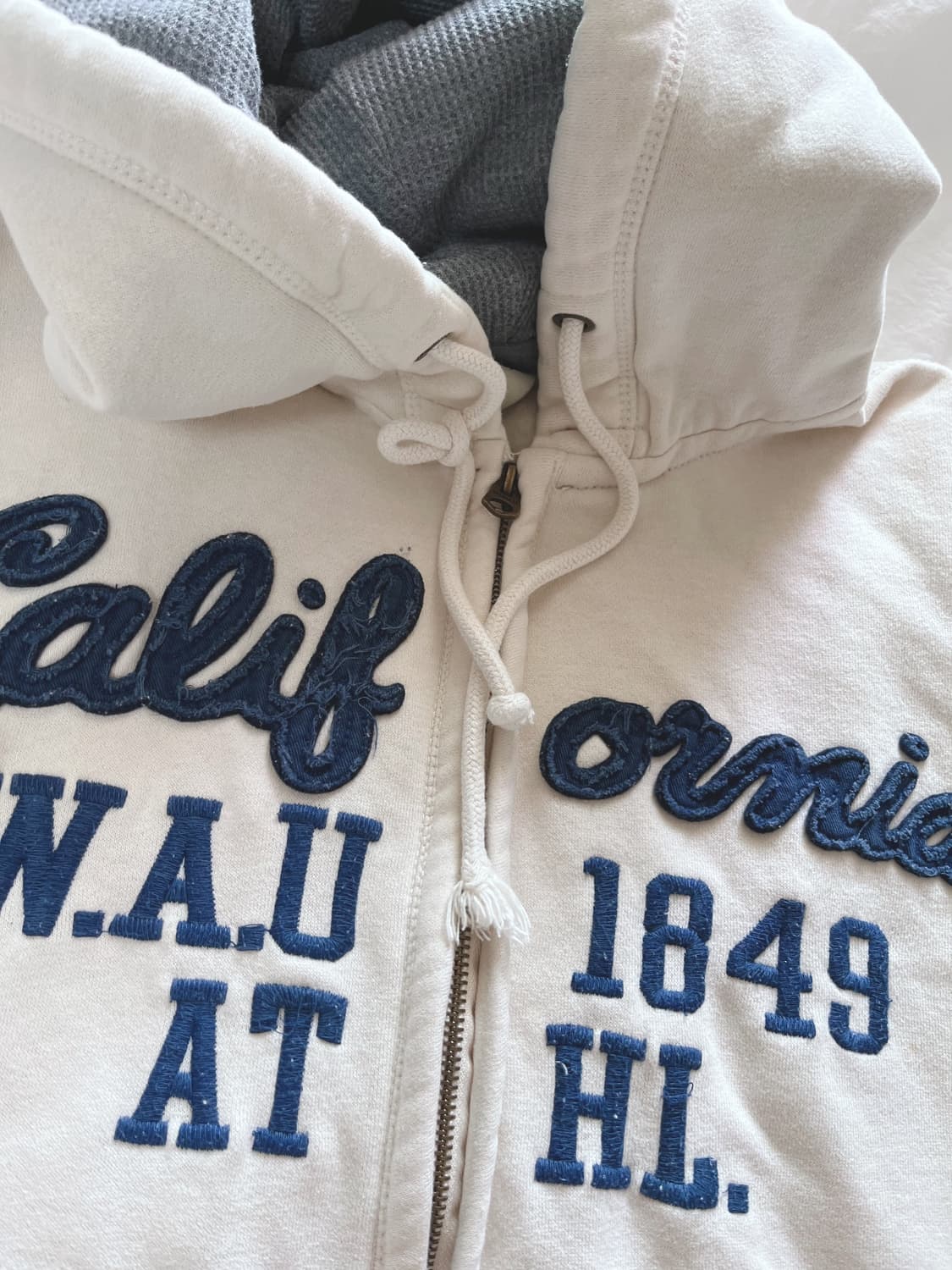 후아유 후드집업 아이보리 S 상품이미지2