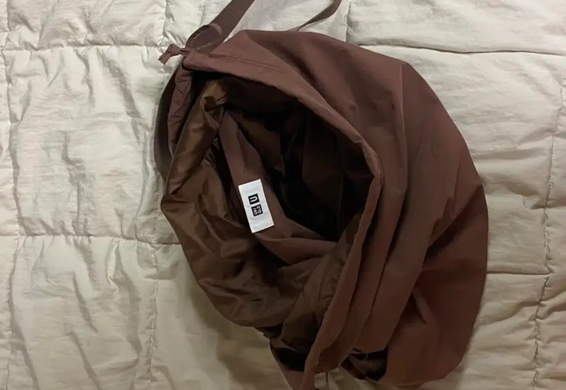 유니클로 U 가방 (드로우스트링 숄더백 Uniqlo U) 상품이미지5