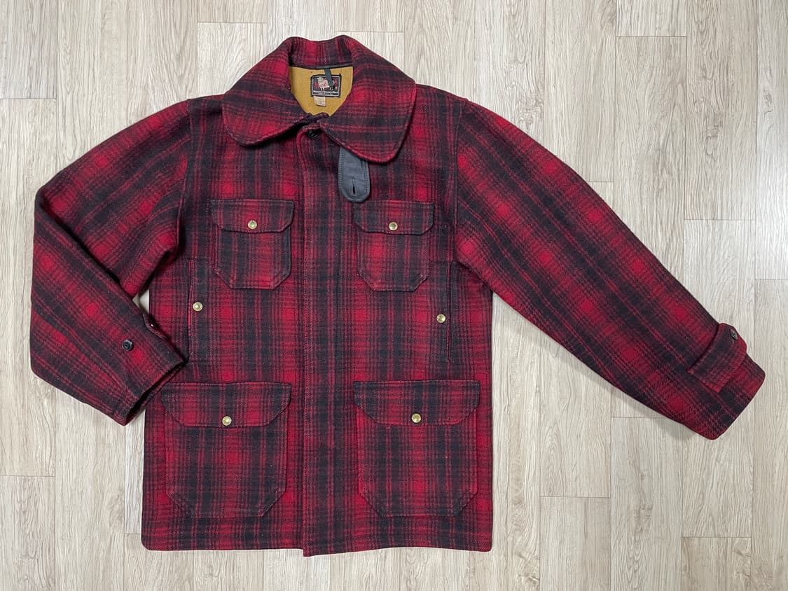 100) 40's 울리치 체크 울 매키노자켓(RRL&LVC&폴로) 상품이미지1