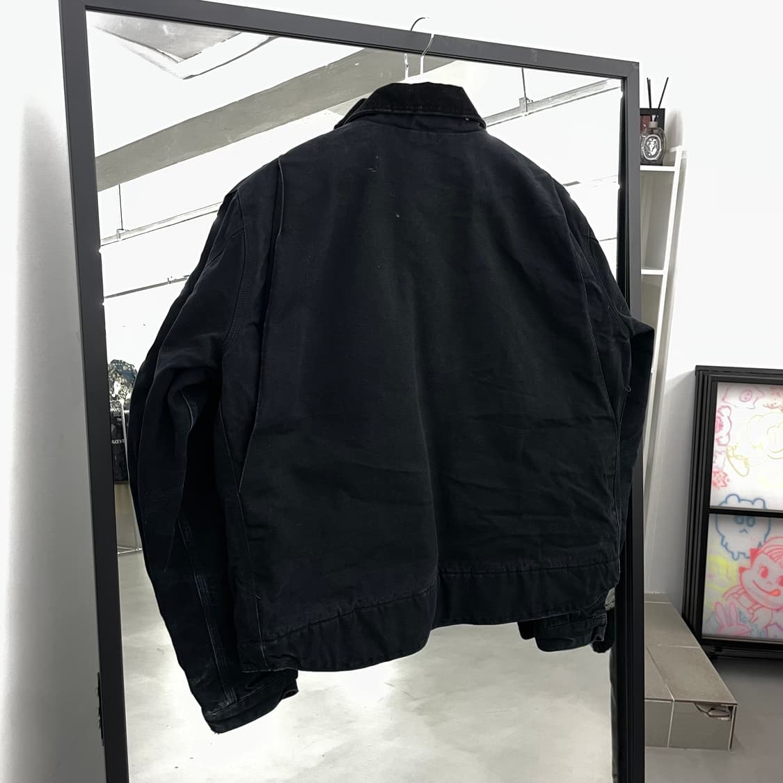 칼하트 OG j01 j97 디트로이트 페인터 워크자켓 블랙 상품이미지4