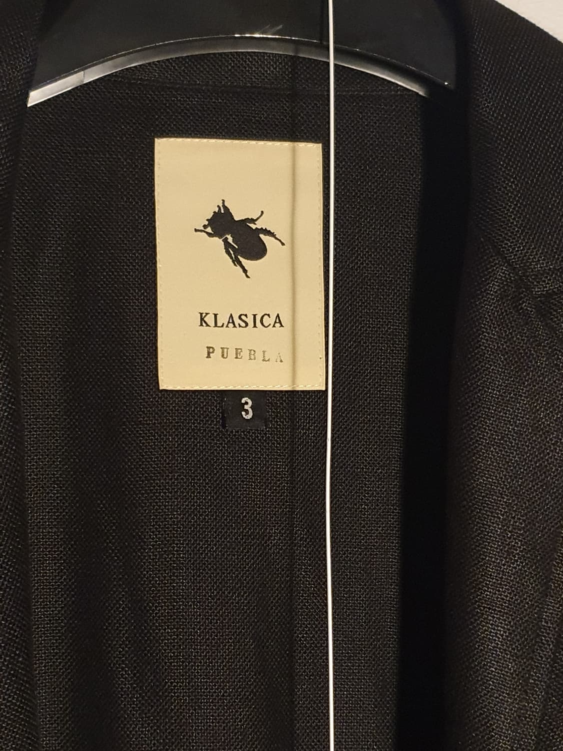 Klasica linen black 4button coat 상품이미지6