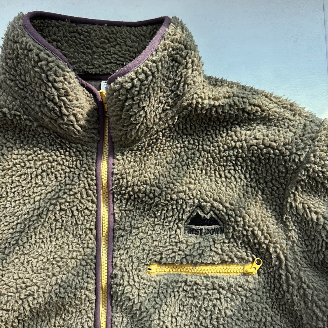 퍼스트 다운 컬러집업 후리스 상품이미지2