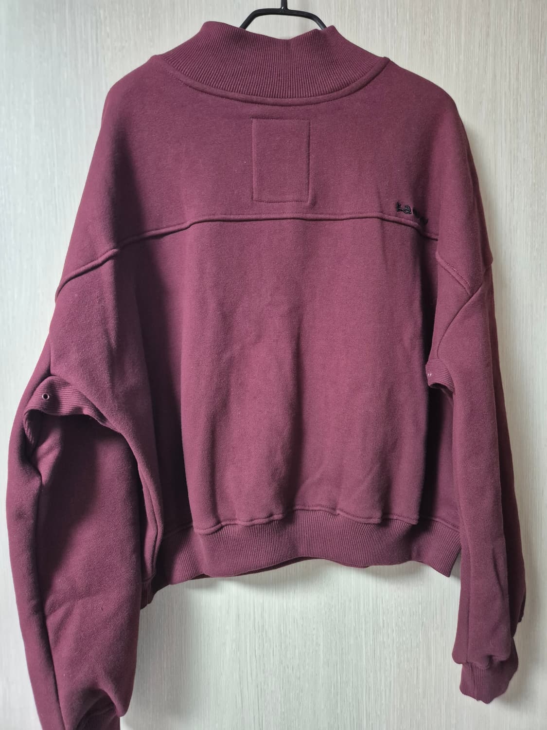 (새제품) 칸디니 골프웨어 반집업 맨투맨 상품이미지2