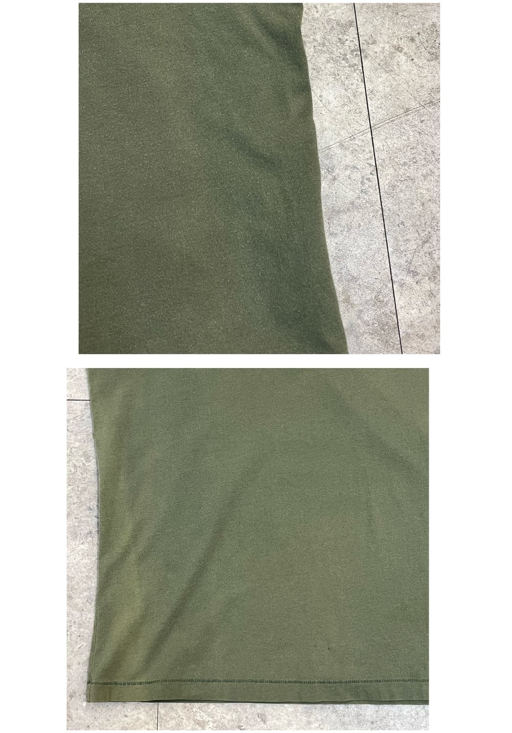 디젤 레터링 반팔티 카키 L #csz3482 상품이미지6