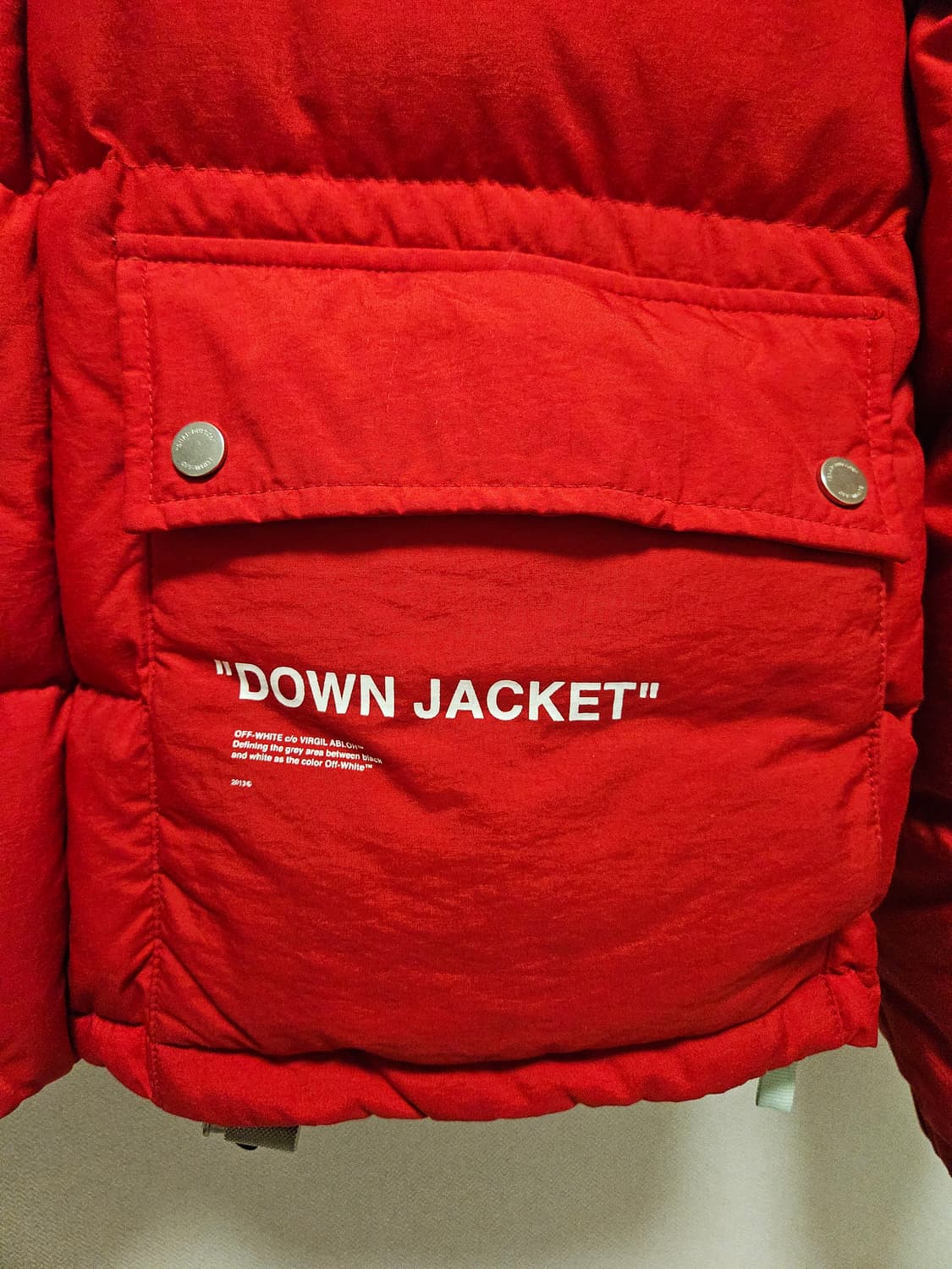 오프화이트 18FW 숏패딩  상품이미지4