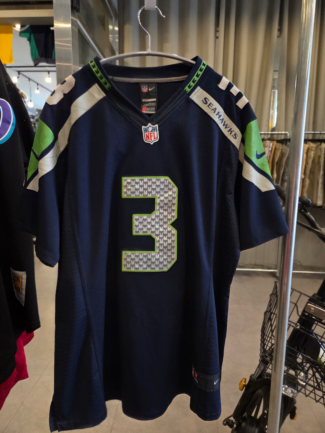​[XL] 나이키 NFL 시애틀 시호크스 '러셀 윌슨' 홈 저지 상품이미지1