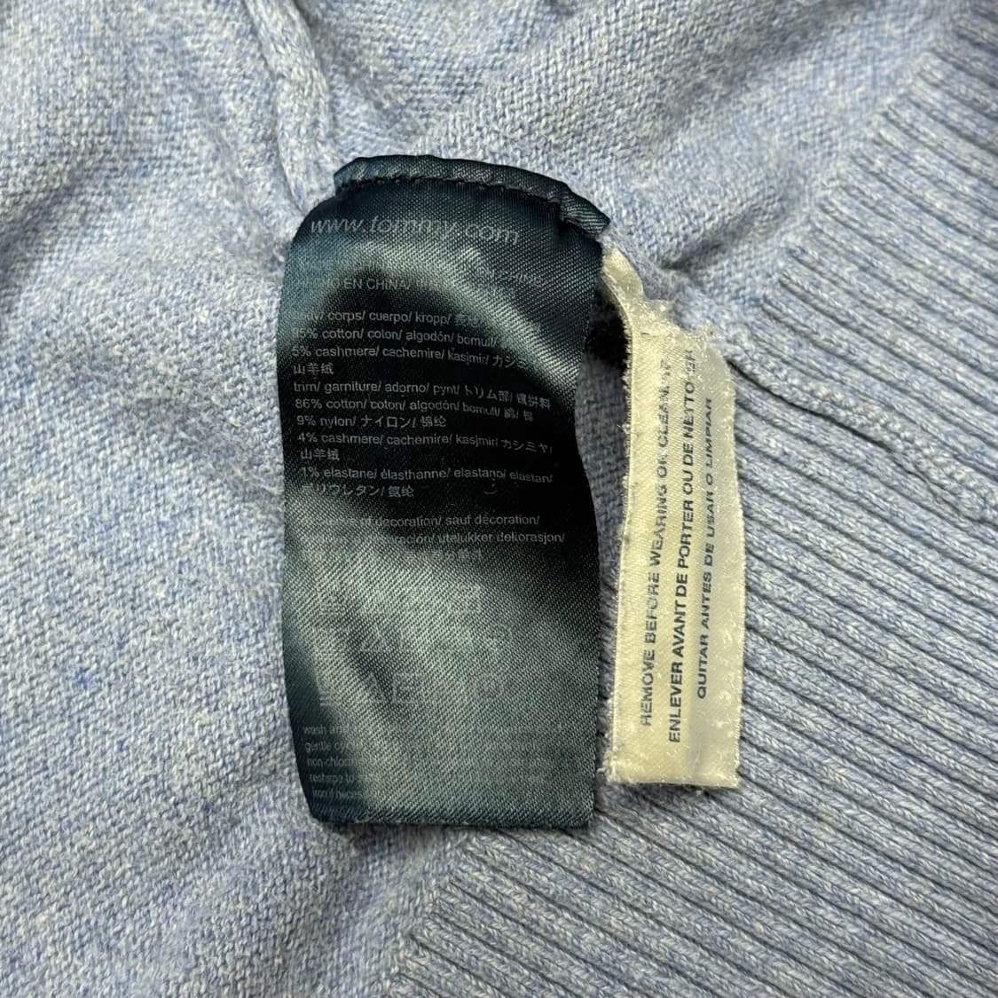 [L] 타미힐피거 브이넥 니트 상품이미지6