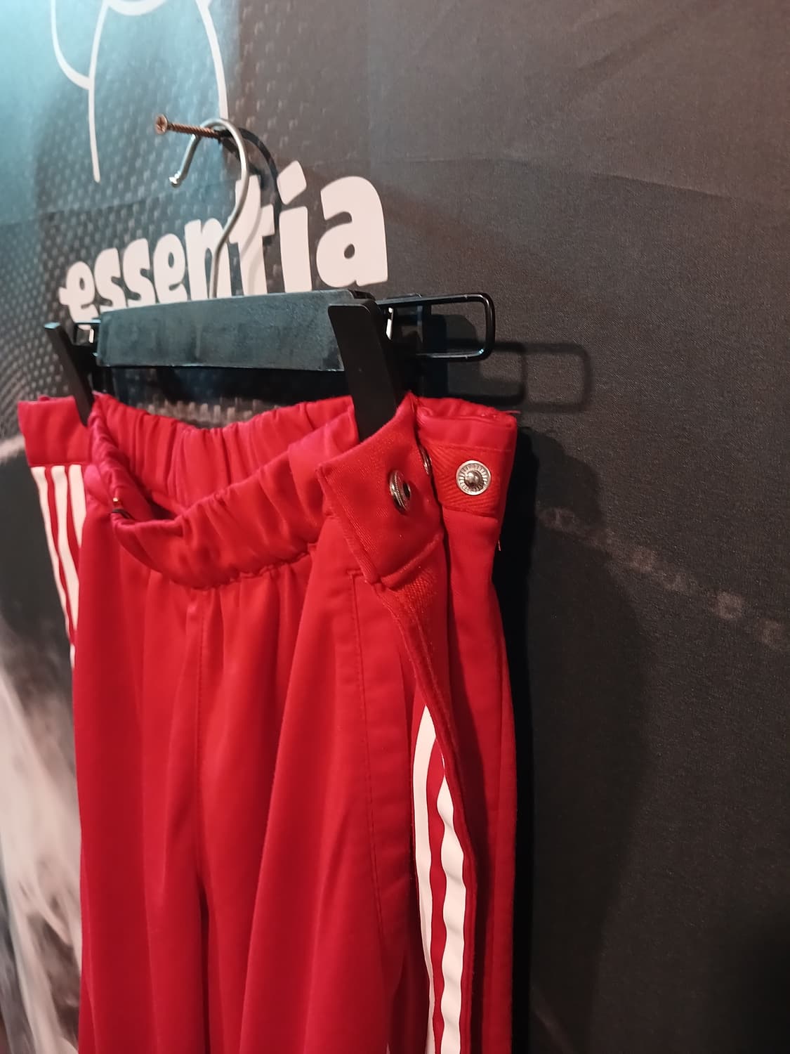 아디다스 삼선 트레이닝 바지 레드 상품이미지4