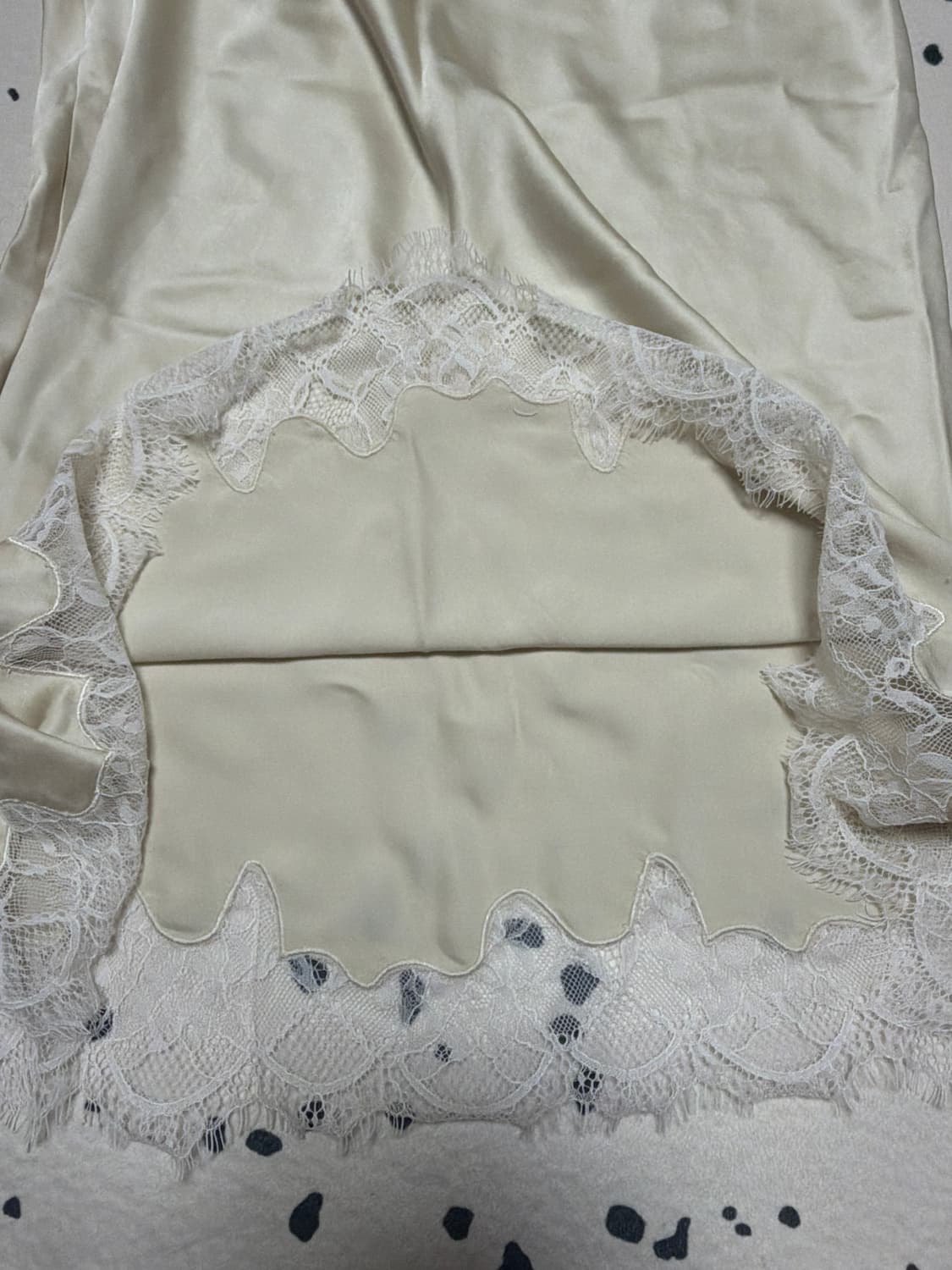 h&m 레이스 트리밍 슬립 스커트 상품이미지3