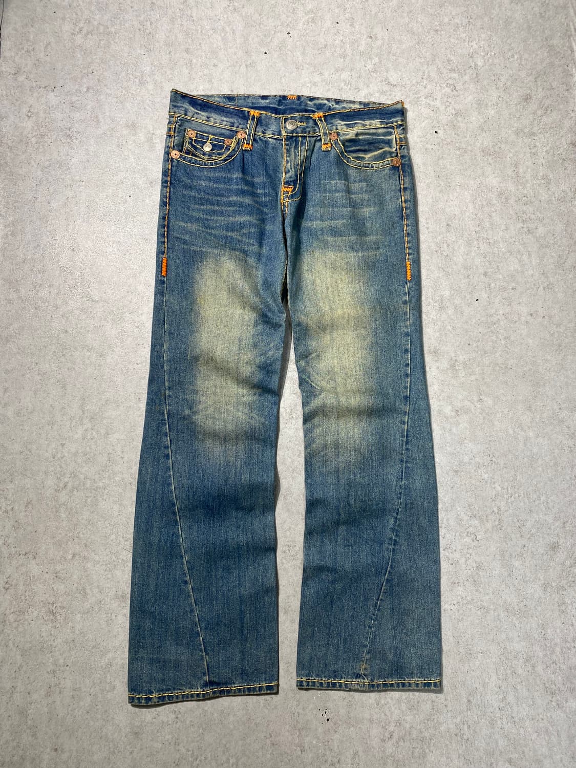 [34] True Religion 트루릴리전 슈퍼T 부츠컷 데님팬츠 상품이미지4