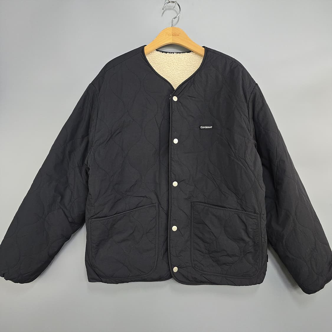 커버낫(Covernat) 리버시블 플리스 퀼팅 자켓 95 상품이미지1