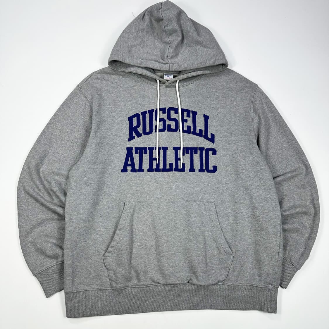 러셀 애슬레틱 레터링 그레이 후드티 (XXL) 상품이미지2