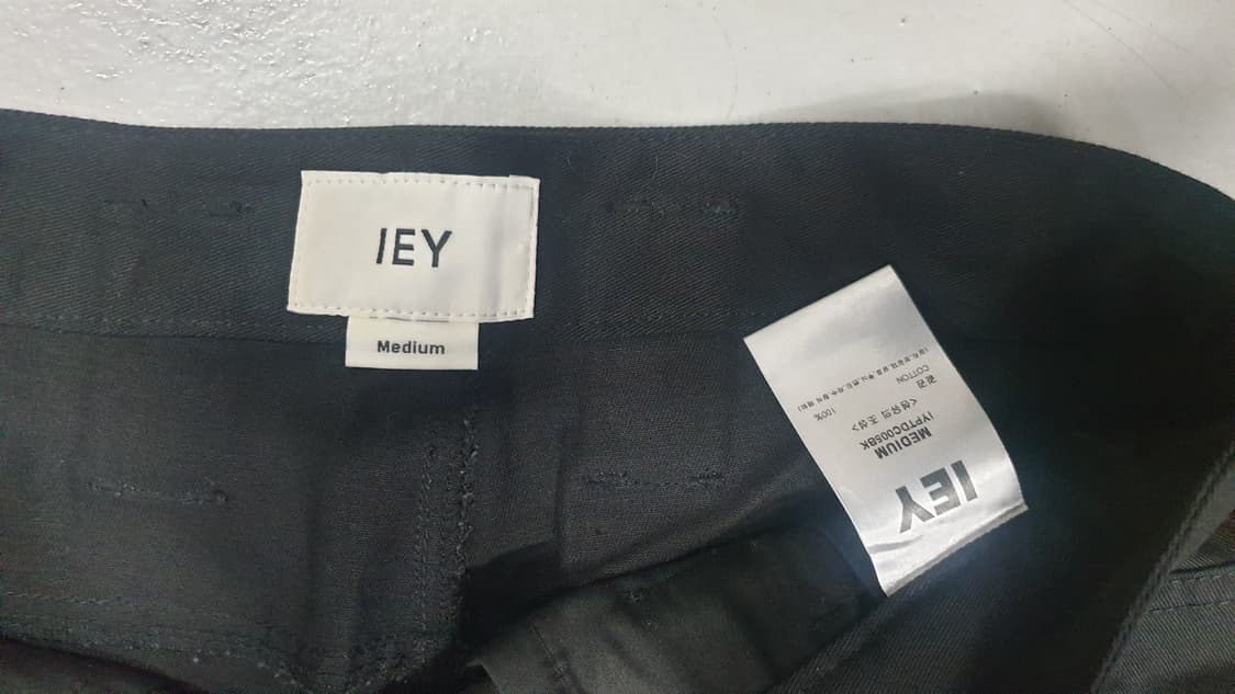 IEY 카펜터 팬츠 블랙/겨자색  M 상품이미지5