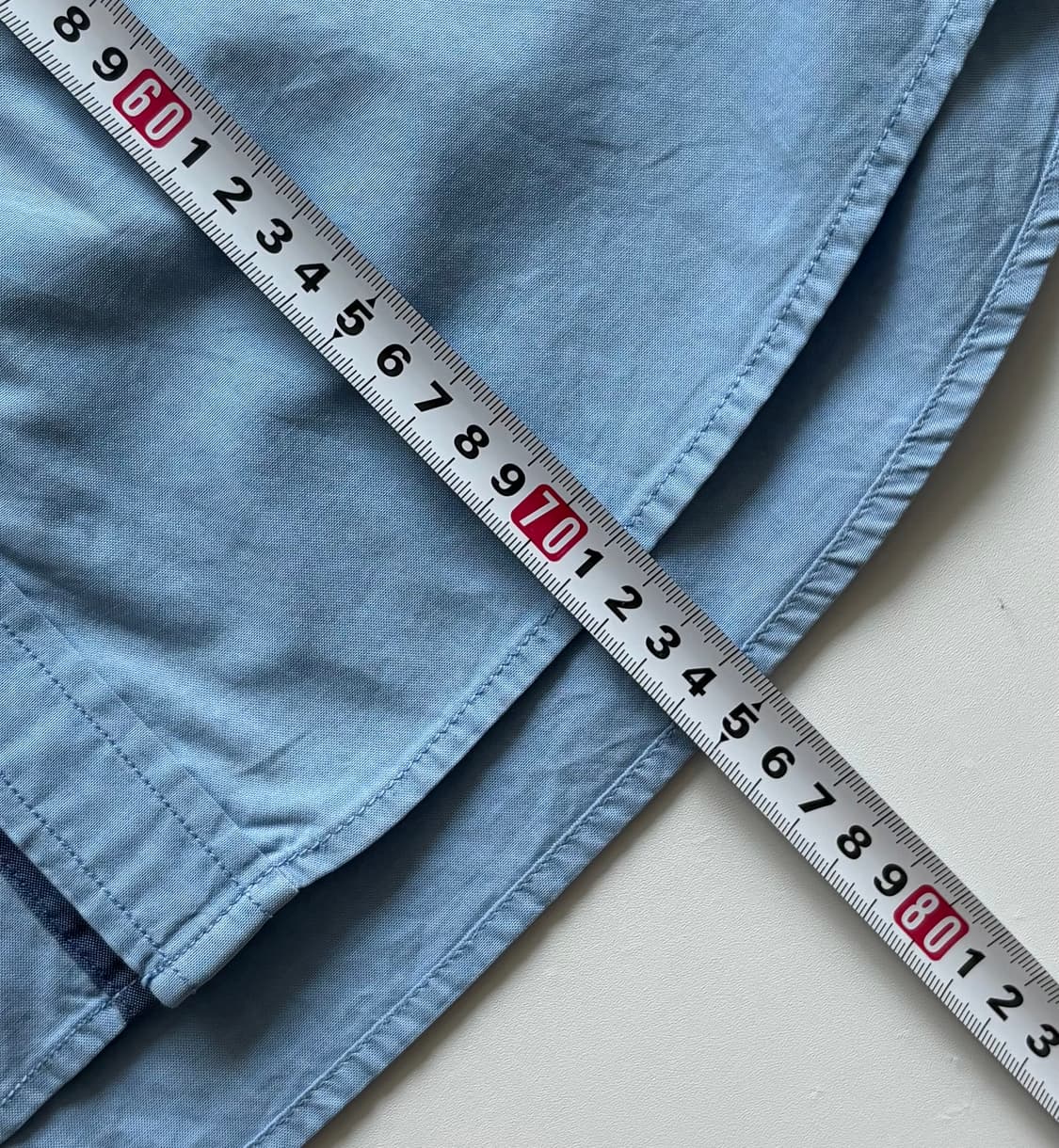 라코스테 하늘색 솔리드 셔츠 상품이미지7