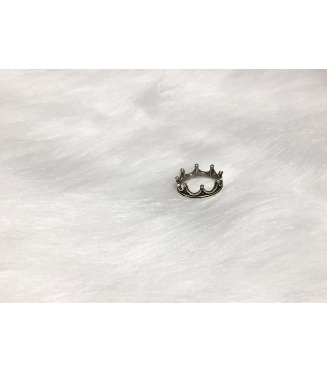 vintage ring 빈티지 반지 애끼링 은도금 자체제작 왕관 상품이미지1