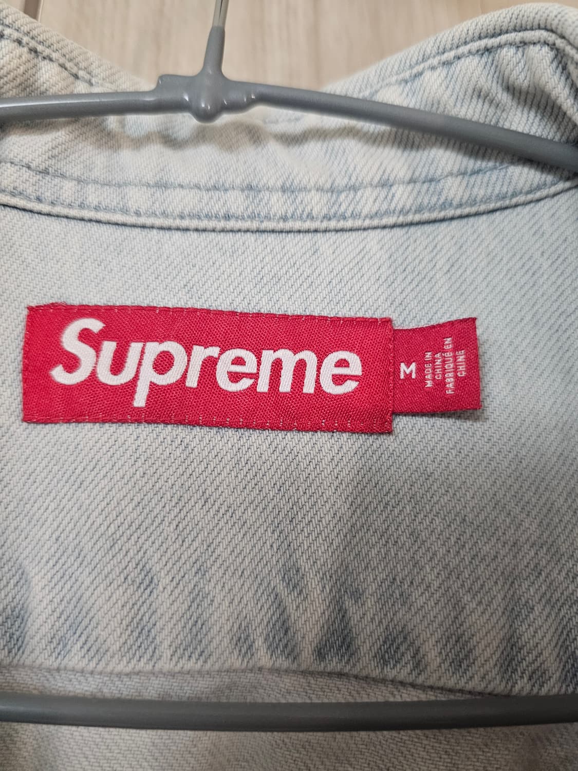 슈프림 스몰 박스 워시드 데님 셔츠 M 상품이미지5