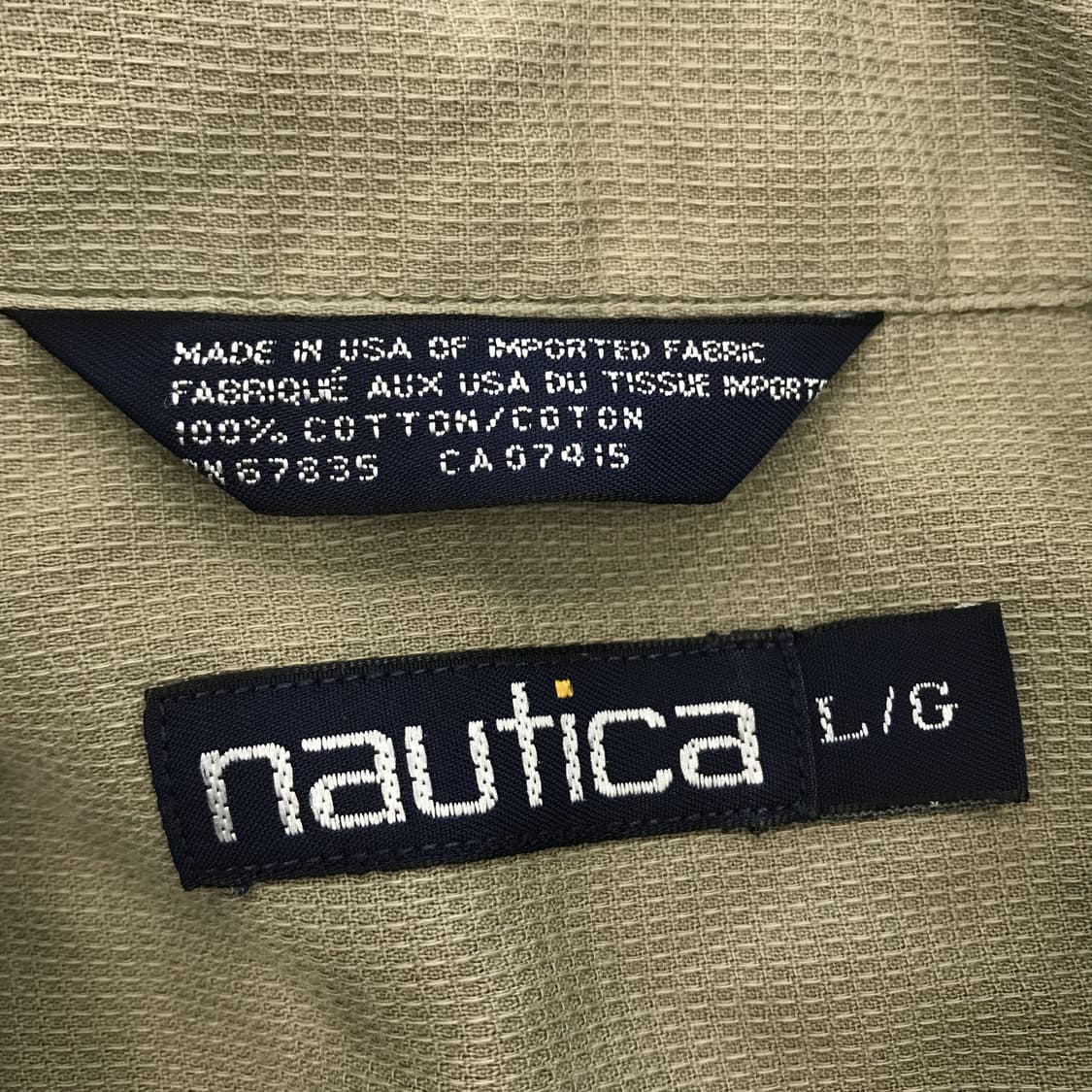 NAUTICA 노티카 90s USA 클래식 반팔셔츠 [L] 상품이미지4