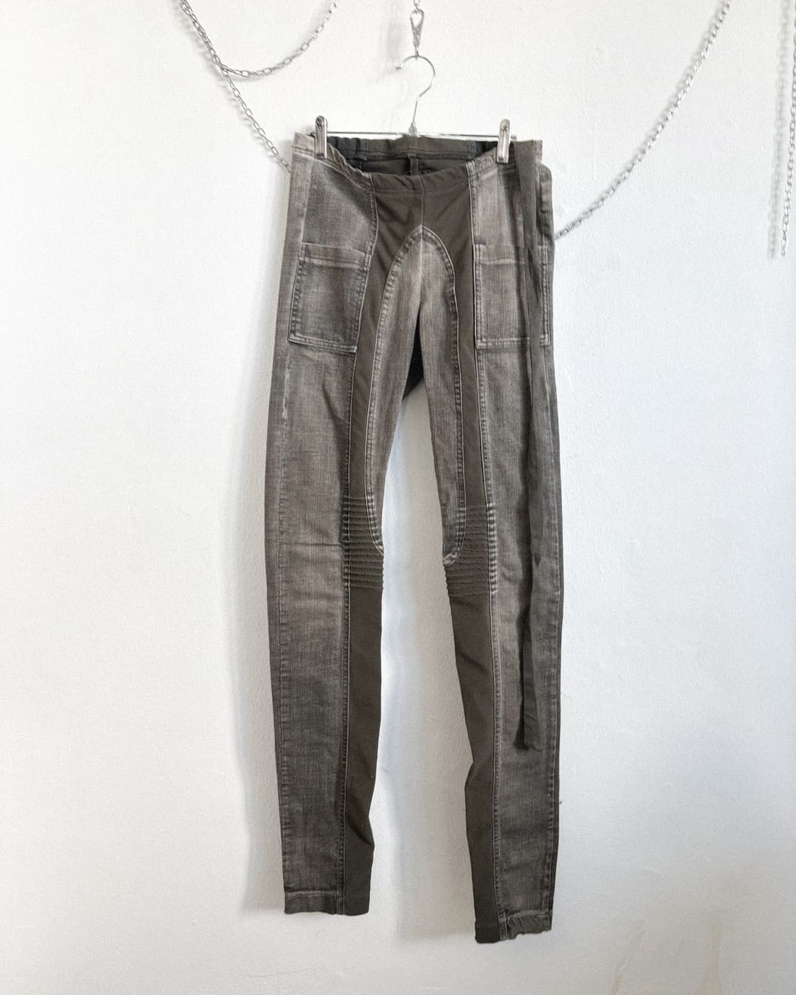 홀드중** 릭오웬스 다크쉐도우 초기 아카이브 바이커 레깅스 팬츠 상품이미지5