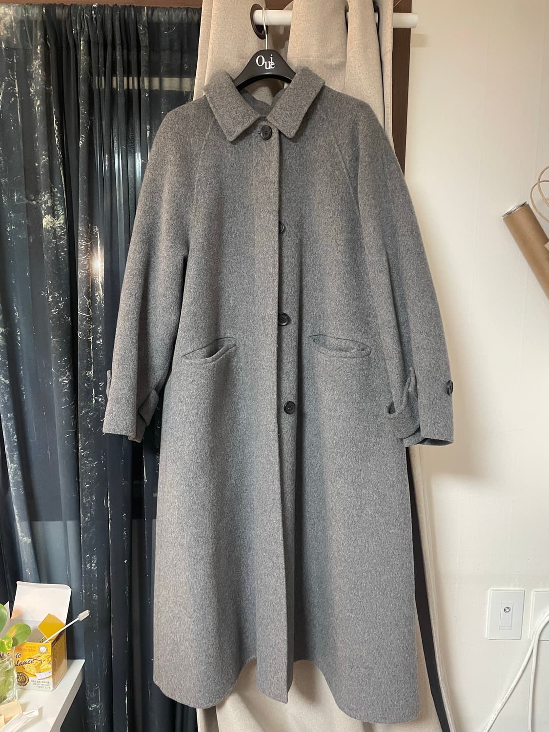 Ray 울 핸드메이드 플레어 코트 (90%) 상품이미지1