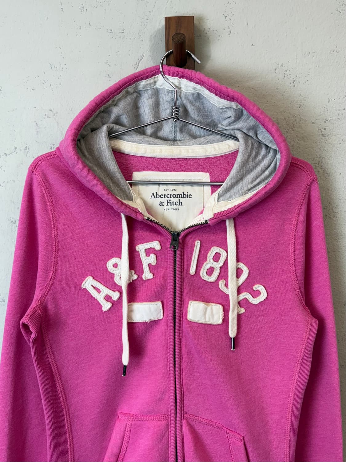 아베크롬비 빈티지 y2k 핑크 후드집업 상품이미지4