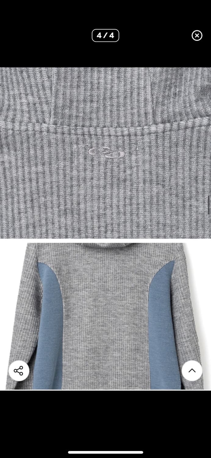 밀로우먼 니트집업 상품이미지3