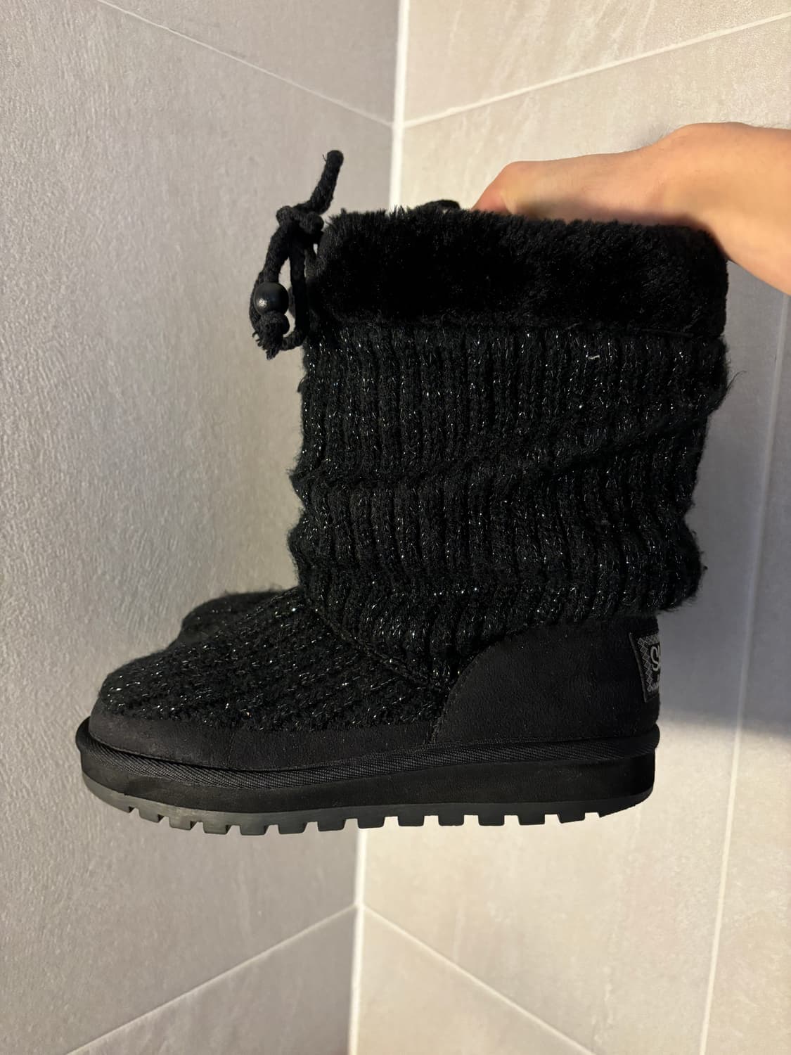 스케쳐스 글리터 니트 어그부츠 상품이미지1