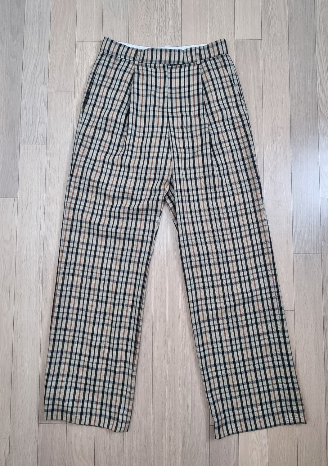 인스턴트펑크 체크 와이드  팬츠 1size _ 여성 상품이미지1