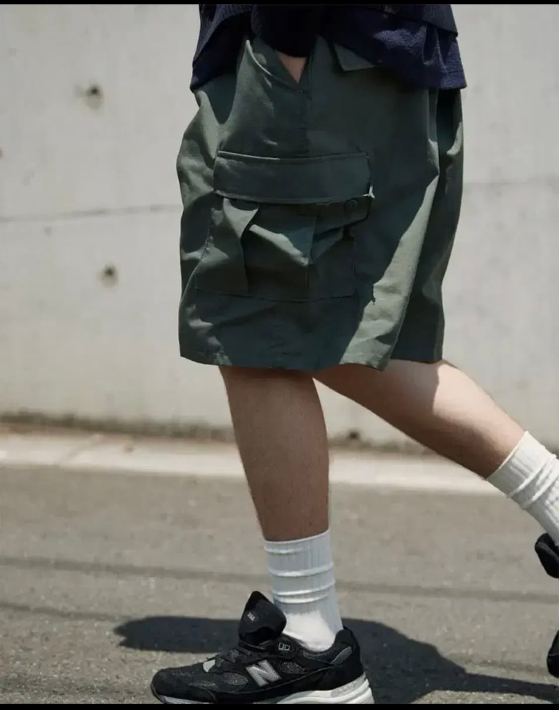 [2XL]프로퍼 립스탑 Bdu 카고 와이드 반바지/카키올리브 상품이미지2