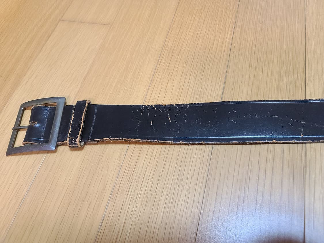 빈티지 사각버클 가죽 벨트 상품이미지3