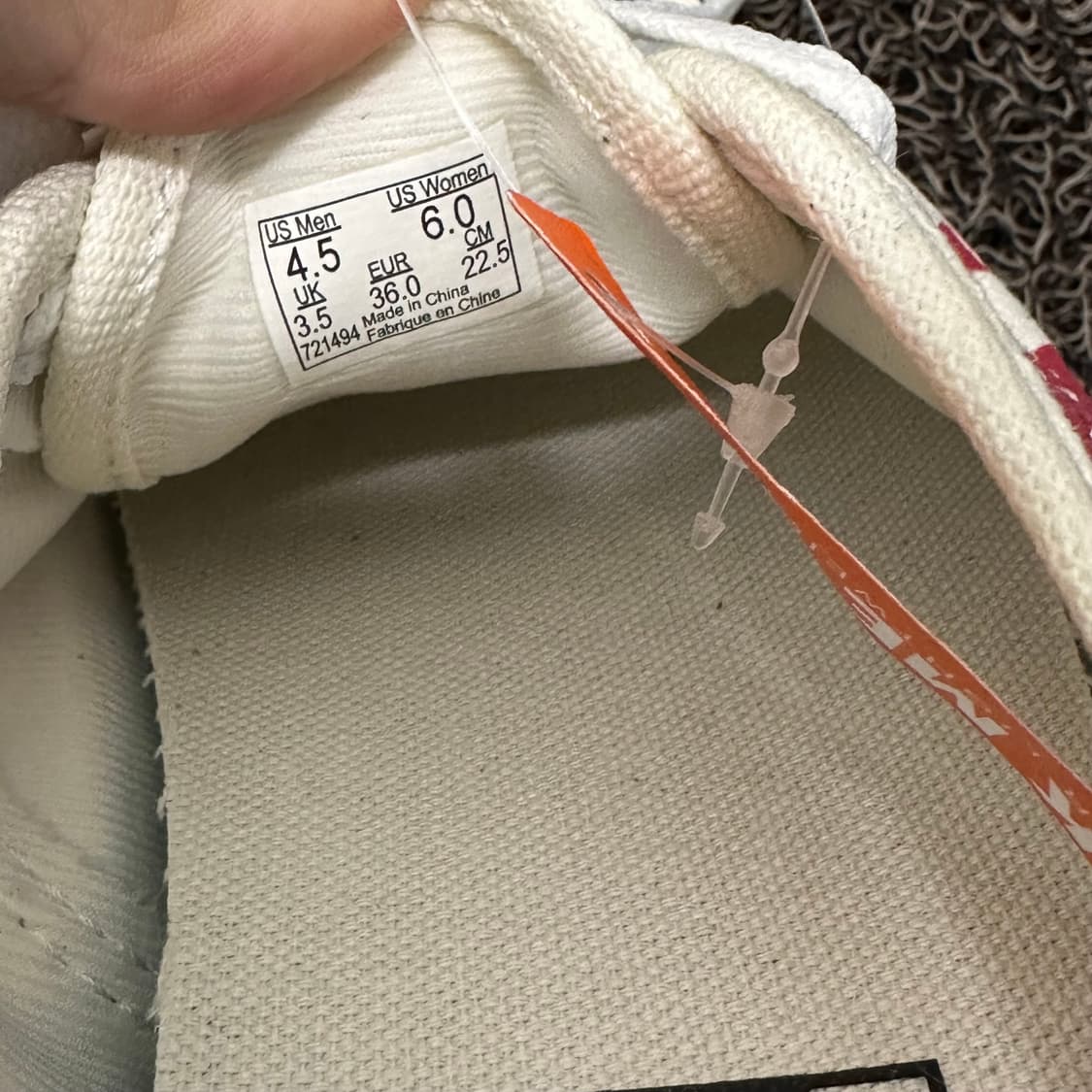 [새상품] VANS 반스 USA 성조기 여성 스니커즈 단화 225 상품이미지5