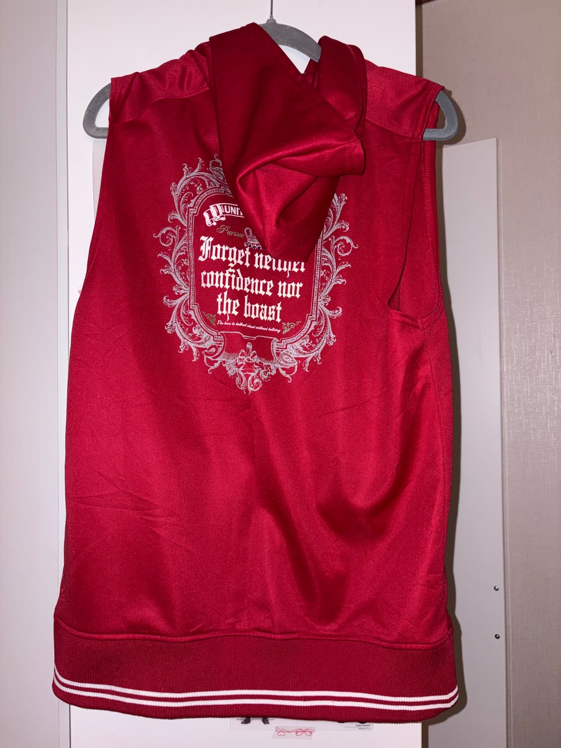 갸루 민소매 후드 아우터 상품이미지2