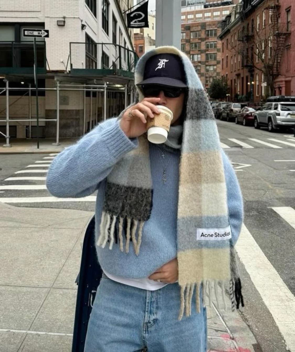 (OS) Acne 아크네스튜디오 모헤어 머플러 상품이미지1