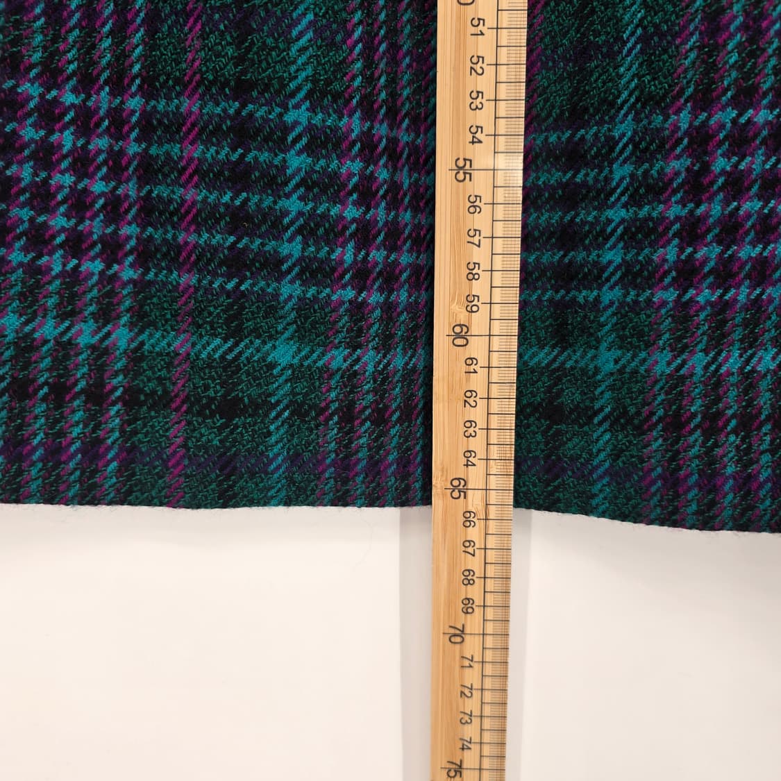 일본 빈티지 체크 울 스커트 26" 상품이미지3